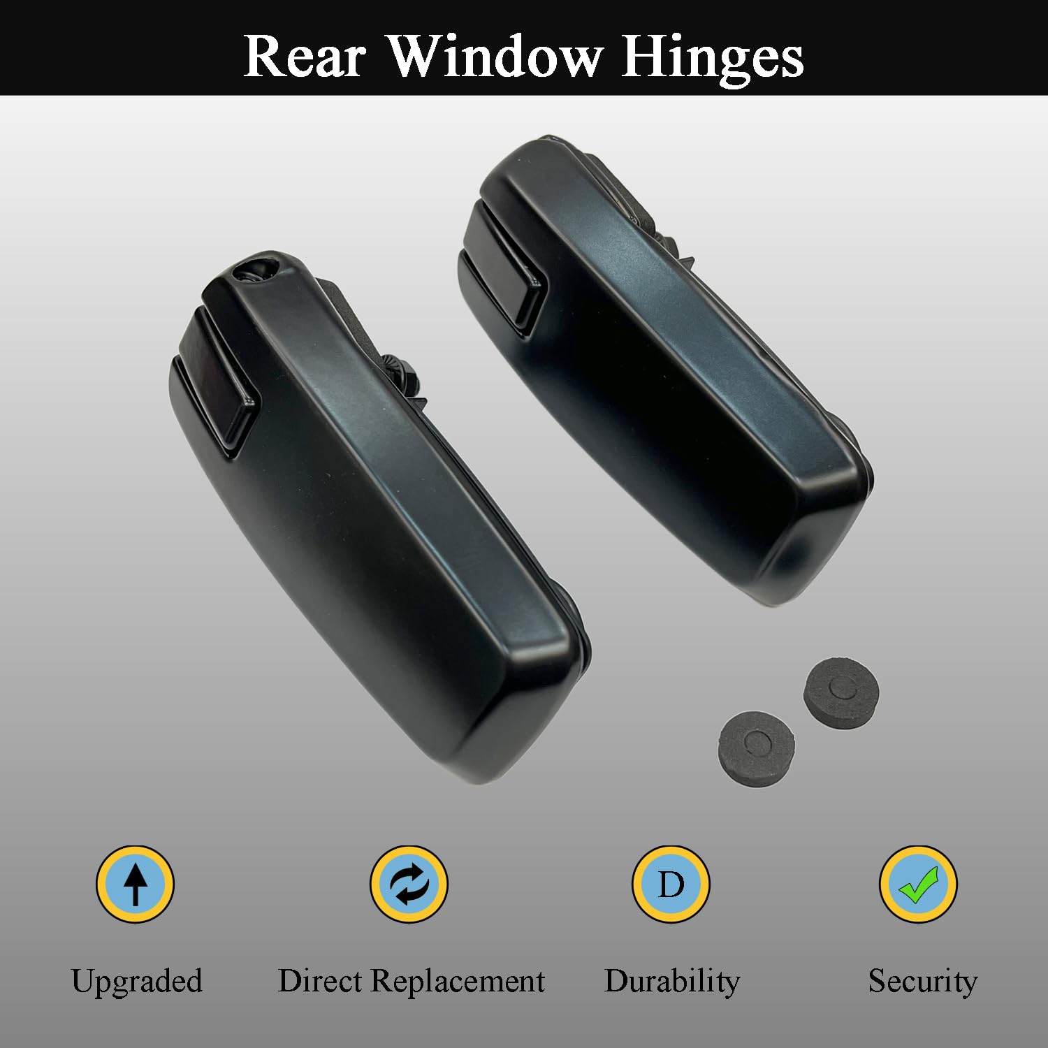 Pair Of Liftgate Glass Hinges For Ford Escape & Mercury Mariner - Left & Right Sides