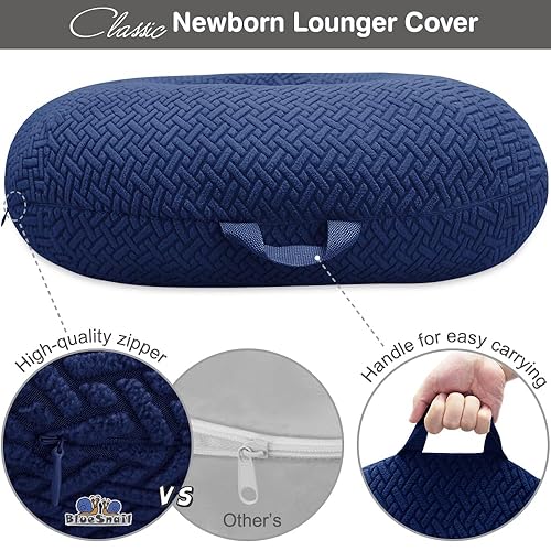 Miniatura 9 de Funda para tumbonas para recién nacidos extraíble y ultra suave Sung ajustable funda para tumbonas de BlueSnail gris