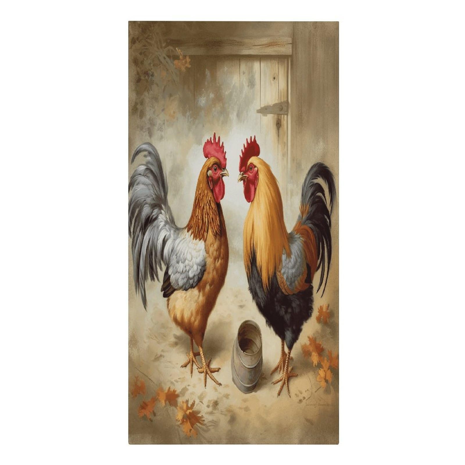 FodPand Chicken and Rooster Print Beach Towels Super Absorbent Bath Towel Oversized Microfiber Towel Soft Beach Blanket Fashon Quick Dry Travel Towels for Beach Bathroom Pool Adult 30" X 61"
