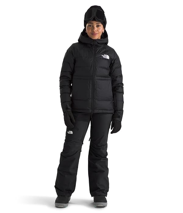 The North Face Women's Freedom Insulated Bib (Standard & Plus Size) - Waterproof Ski & Snowboard Overalls, Mesh Venting, TNF Black-NPF, Large Long by The North Face - Image 5