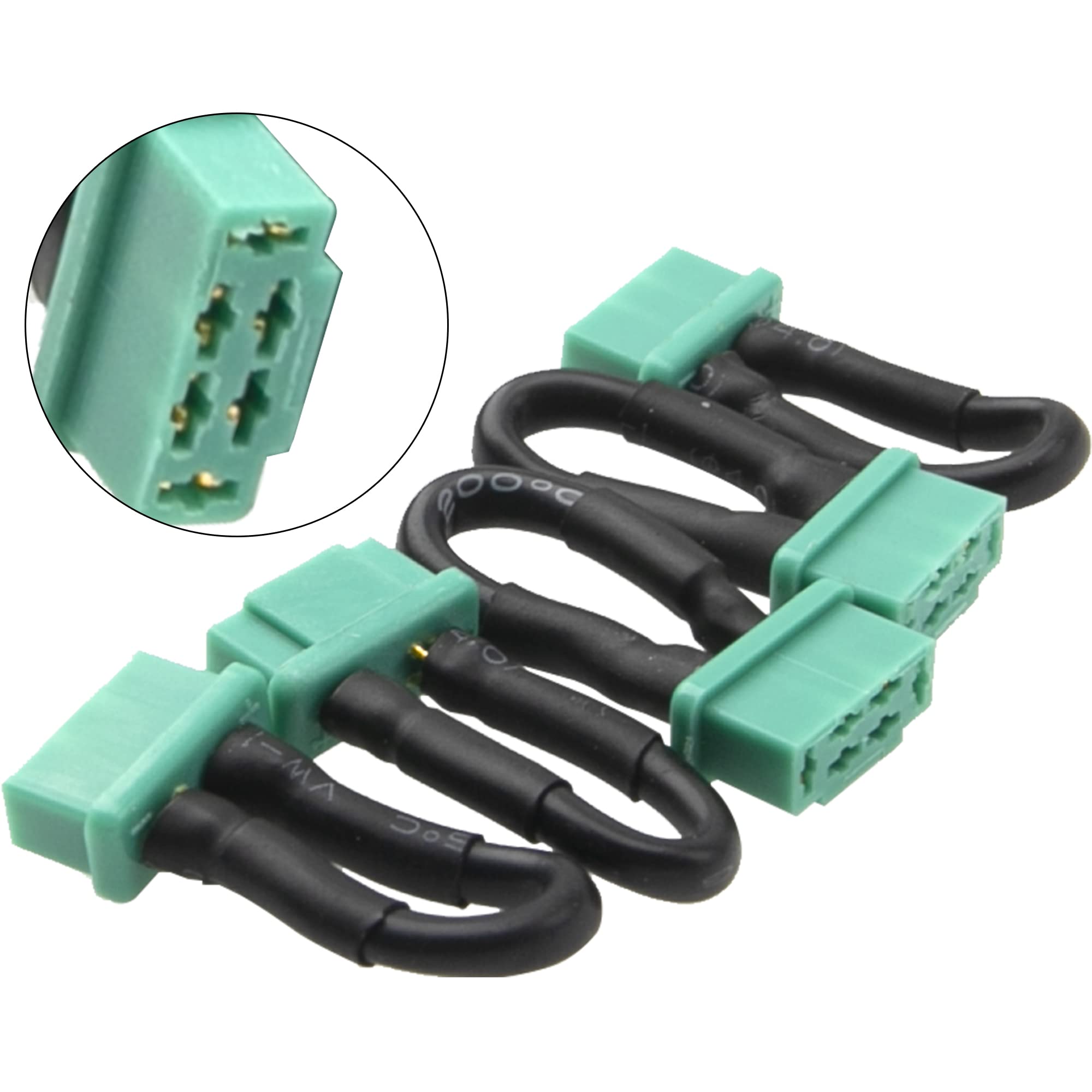 5Pcs HIRCQOO RC Bind Plug Loop Connectors - Female XT60 Short Circuit Jumper Cables For ESC & Batteries