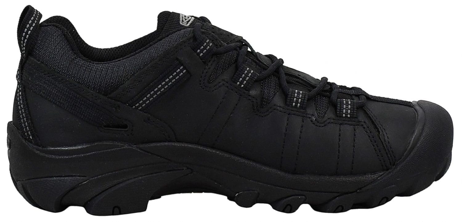 keen Men's Targhee 2 Low Height Waterproof Hiking Shoes, Black/Black, 13-picture-35