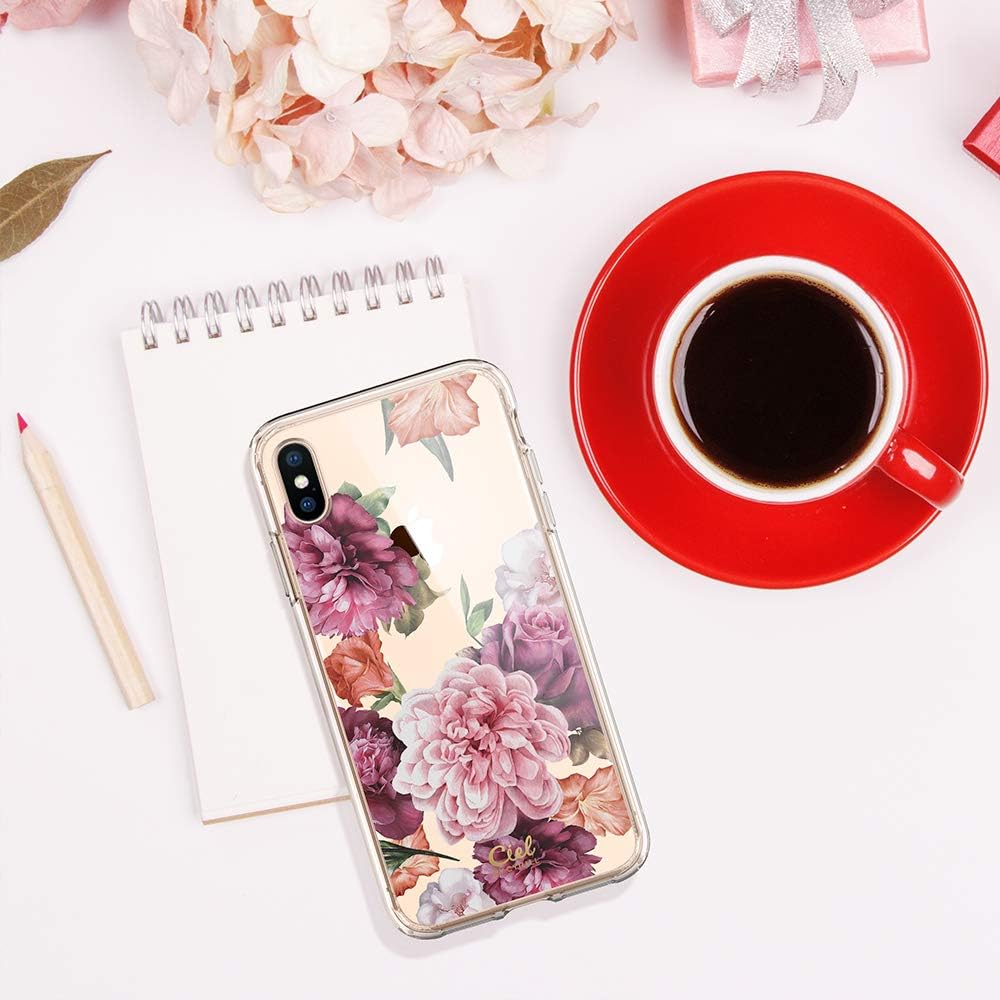 CYRILL Ciel [Cecile Collection] Designed for Apple iPhone Xs Max Case (2018) - Rose Floral