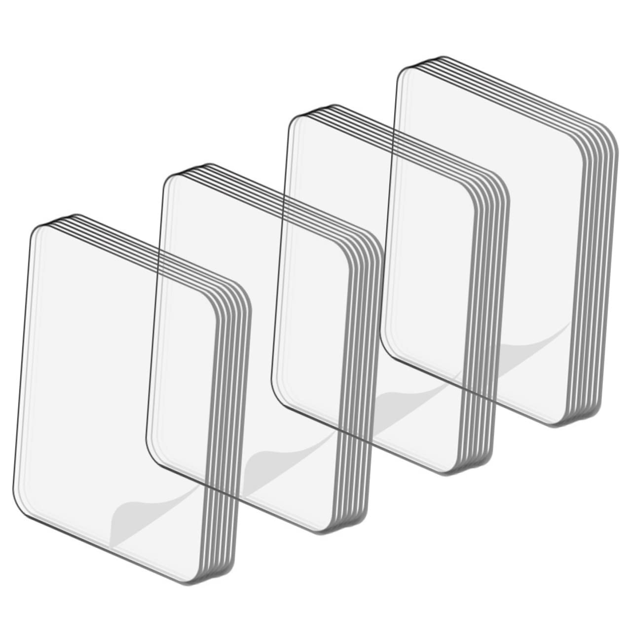 SHINEOFI 200 piezas Cinta Adhesiva Doble Cara Nano Transparente Unidades Cuadrada Fuerte Para Colgar Cuadros y Decoración Pared Sin Daños
