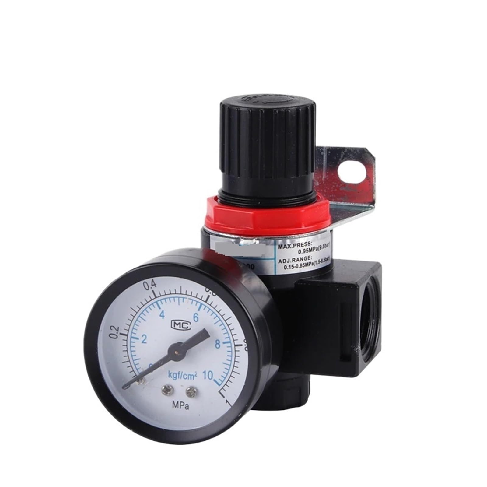 AR2000 G1/4 mini regulator ciśnienia powietrza regulowany pneumatyczny reduktor ciśnienia z manometrem do sprężarki AR1500 BR3000 BR4000 10bar (BR2000)