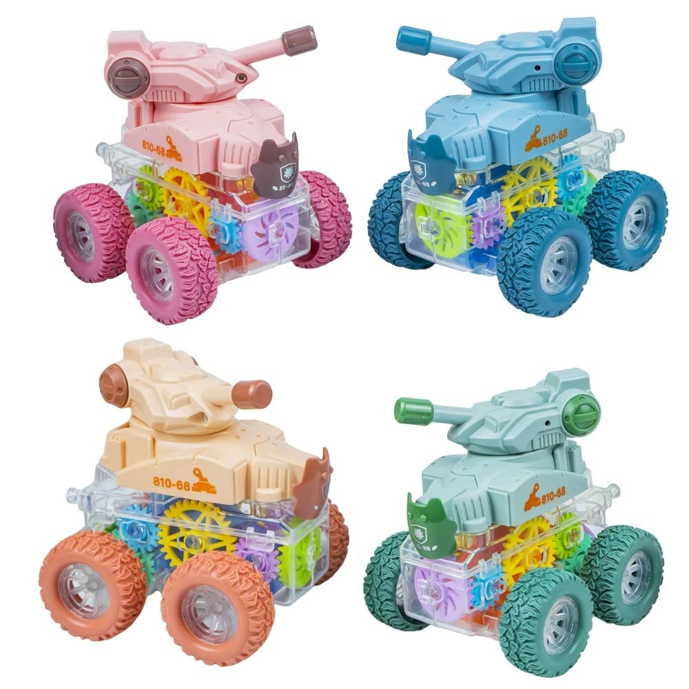 Jack Royal Friction Gear Monster Tanker Toy with Flashing Lights, Best Gift for Boys and Girls Above 3 Years Old (2 PC Set) (B0C18QJG1Y) Amazon Price History, Amazon Price Tracker