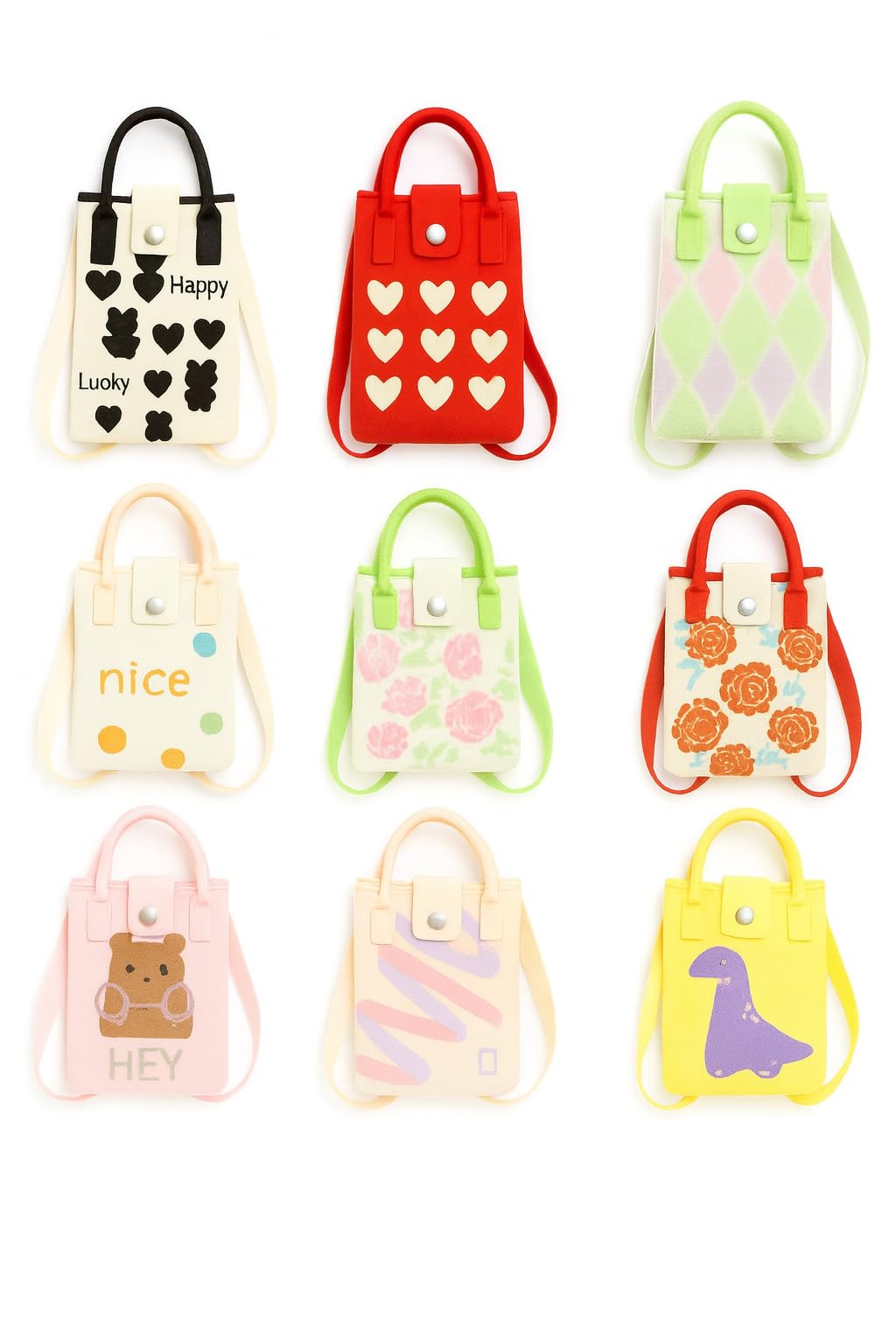 Trendy Canvas Crossbody Mini Sling Bags for Women & Girls – Stylish Multipurpose Mobile Purse with Strap | Cute Small Shoulder Bag | 8 Pattern Colors | Lightweight Everyday Carry Bag [Multi-Design]-image-47