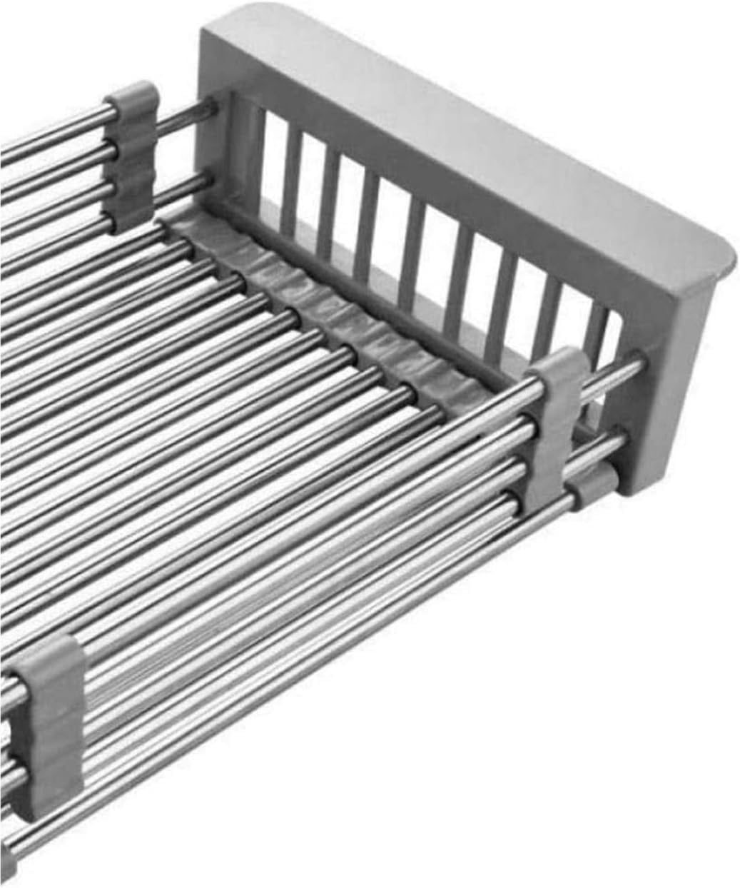 Dish Drying Rack Tableware Holder Stainless Steel Sink Drain Basket Multi-Function Fruit and Vegetable Tableware Storage Kitchen Drying Rack Kitchen