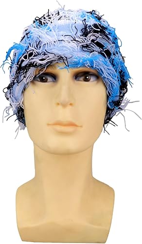 Miniatura 5 de Pasamontañas de esquí envejecido, máscara de cara completa, pasamontañas peludas, máscara de angustia para hombres y mujeres