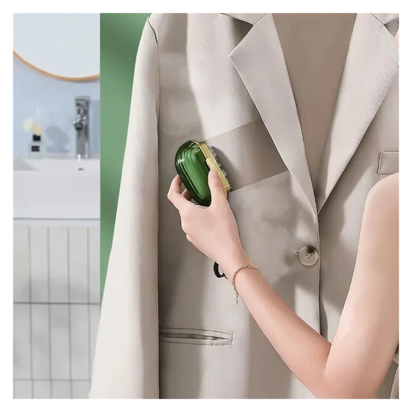 Rodillo de pelusa para quitar pelo de mascotas, rodillo adhesivo para ropa, alfombras y camas, rollo portátil de papel rasgable, accesorios de limpieza, ideal para uso doméstico
