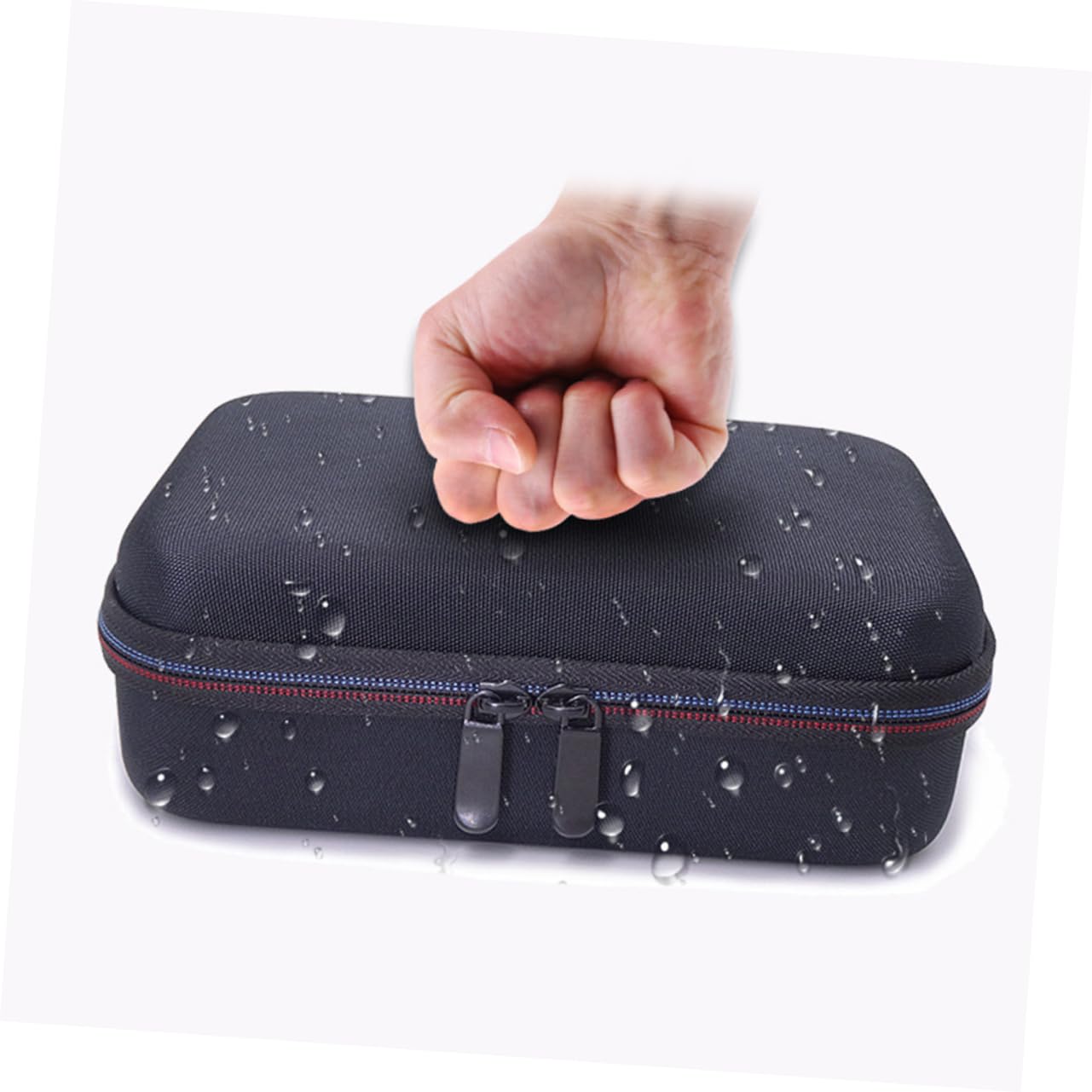 Custodia da Viaggio per Rasoio in Eva Nera, Organizer | Sottile e Resistente All’usura, Formato Compatto per Riporre Accessori, Pratica per Spostamenti