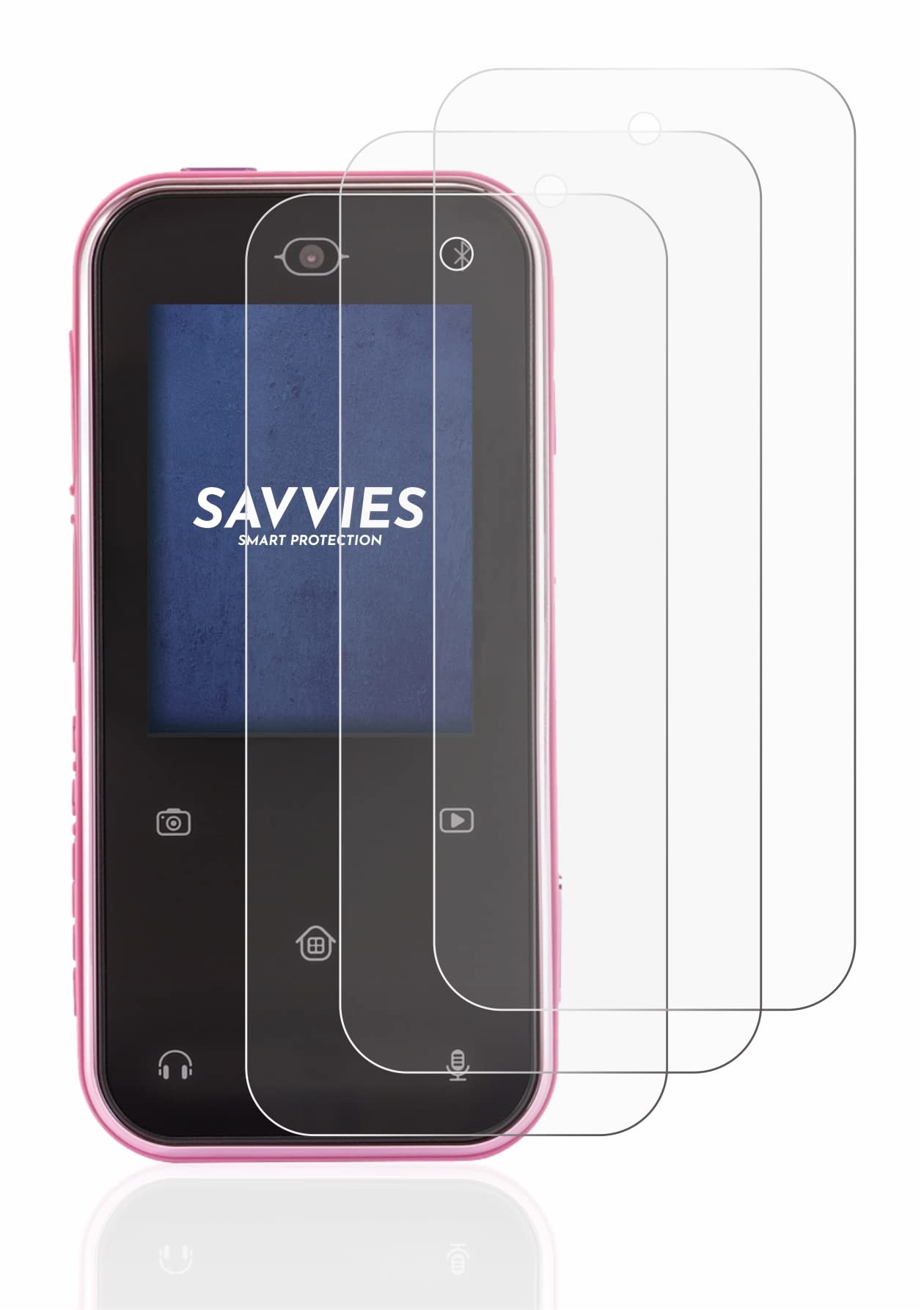 savvies 6-Pack Screen Protection Film compatible with Vtech Kidizoom Snap Touch Screen Protector Ultra Clear [Scratch Proof, Anti Fingerprint]