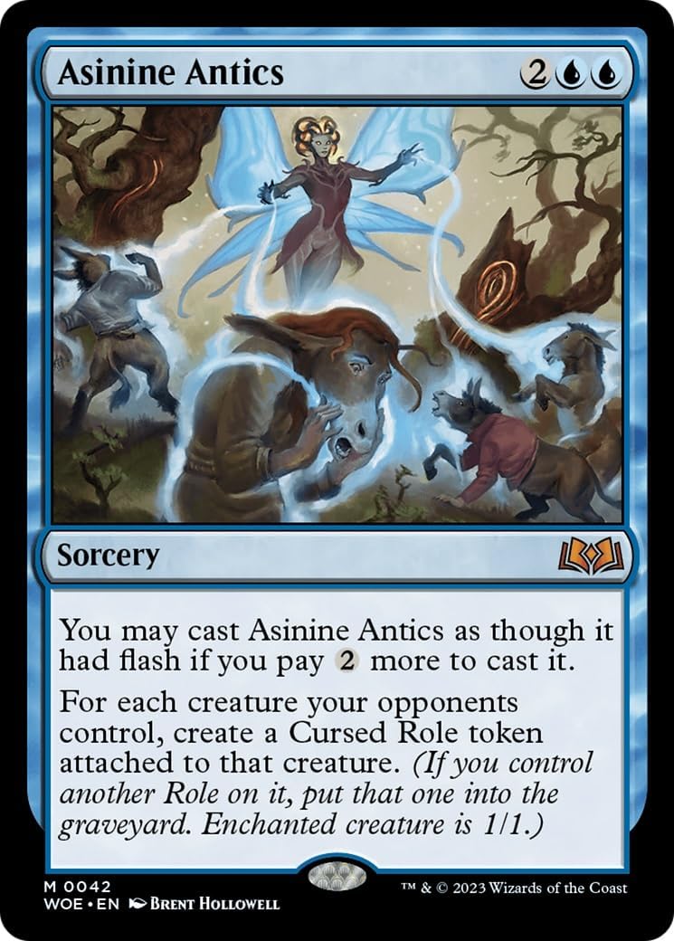 MTG Magic The Gathering - Asinine Antics - Wilds of Eldraine Woe