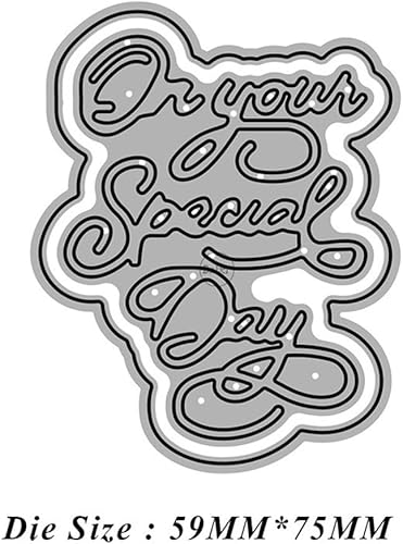 Vista 42 de DzIxY Shadow Just Note - Troqueles de corte de metal para hacer tarjetas, kit de álbumes de recortes, papel en relieve, troquelados, plantillas de 40