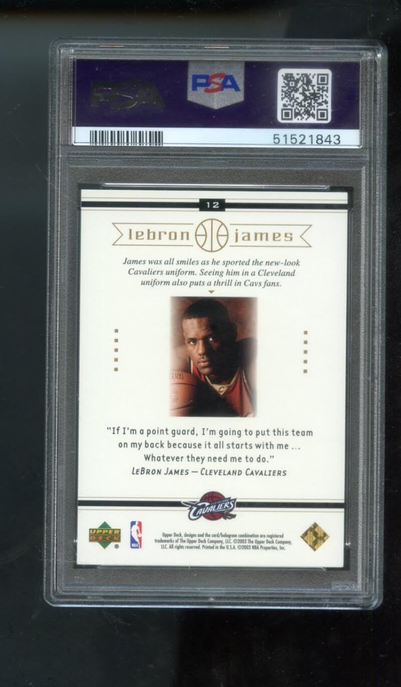 Amazon.com: 2003-04 Upper Deck Box Set #12 Lebron James ROOKIE RC