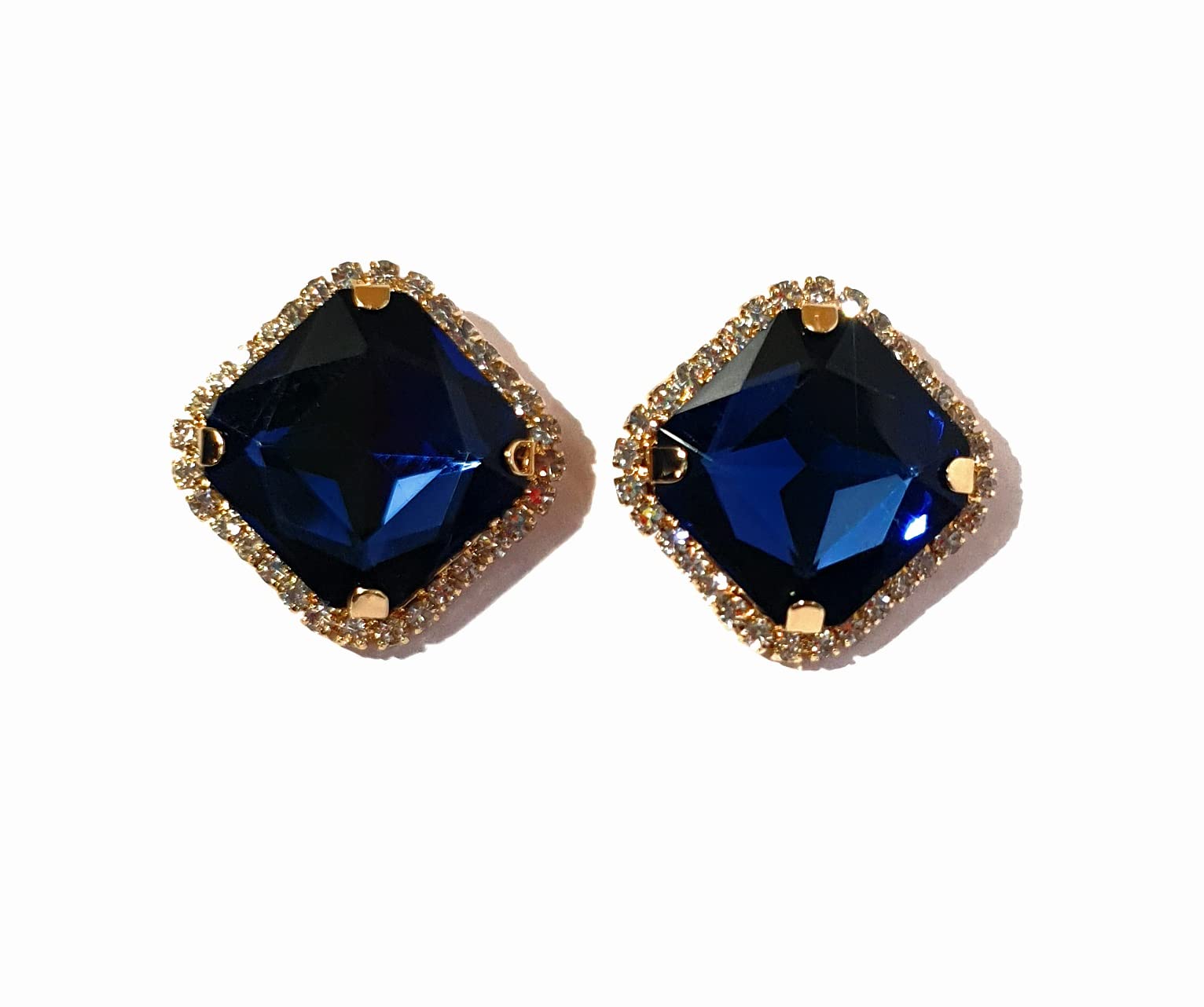 See full amazon price history chart for The Ethnicity big stone studded rectangular stud earrings for women/girls fancy zirconia (Blue) The Ethnicity big stone studded rectangular stud earrings for women/girls fancy zirconia (Blue) (B08RRY1TP6) Amazon Price History, Amazon Price Tracker