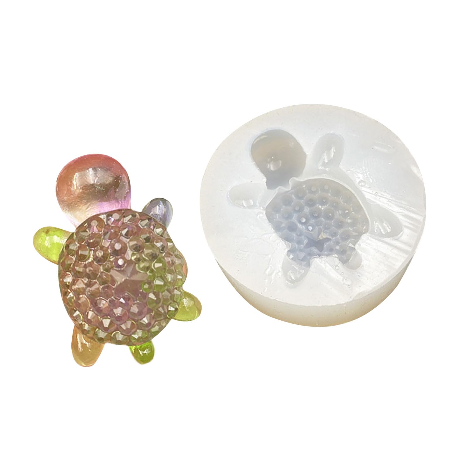 oringnat Diamonds Turtles Crafting Silicone Mold Sturdy Silicone Decoration Mold For Home Made Turtles Art Accessory