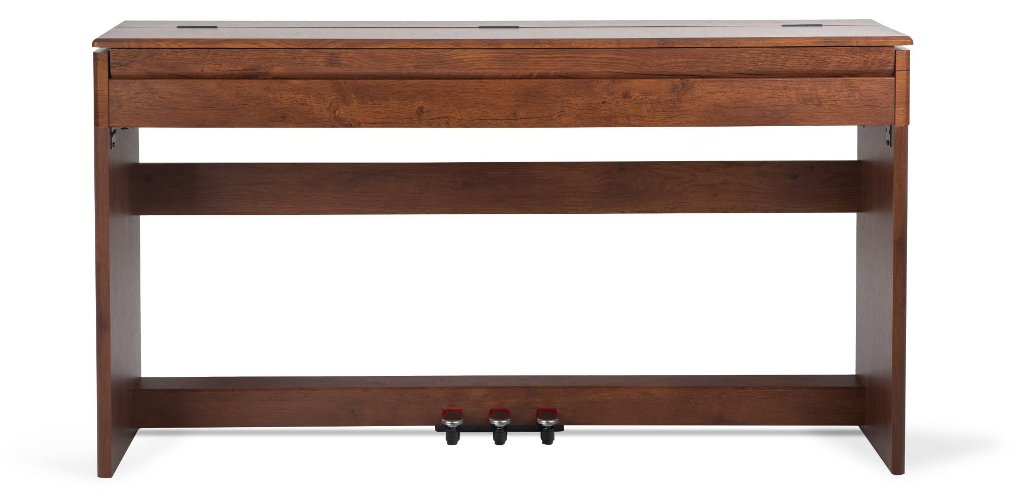 McGrey DP-18 WN Pianoforte Digitale Noce Opaco - 88 Tasti Tastiera con azione a martello - Pianola musicale con USB, 128 suoni, 128 polifonie, 3 pedali - Piano digitale per scuola