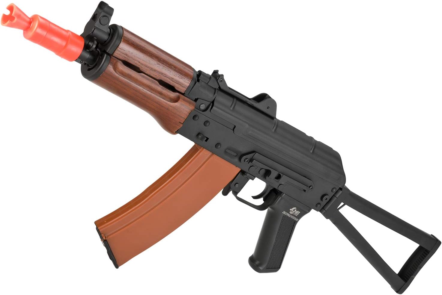 Evike Airsoft - JG Electric Blowback AKS74U Folding Stock with Steel Body and Real Wood Furniture