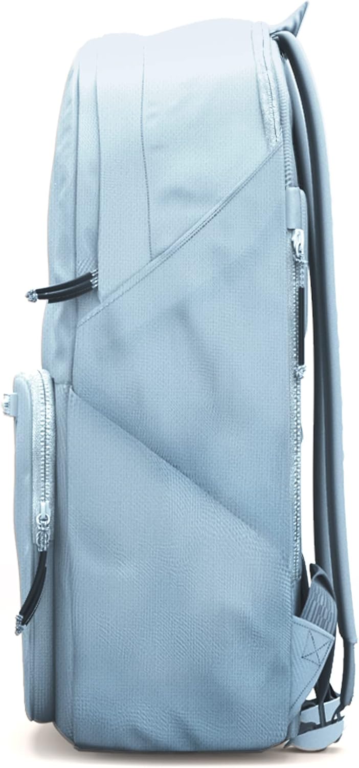 BREVITE The Backpack- Casual daypack backpacks for every function. Compact but spacious 18L aesthetic traveling backpack with laptop compartment. (Misty Blue) - Image 2
