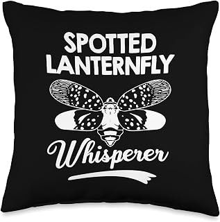 Spotted Lanternfly Trap Insect Spray Lantern Fly Throw Pillow