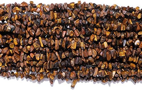 Irregular Natural Tiger Eye Stone Loose Semi Gemstone Beads for Jewelry Making 5-8mm 80cm - Image 3