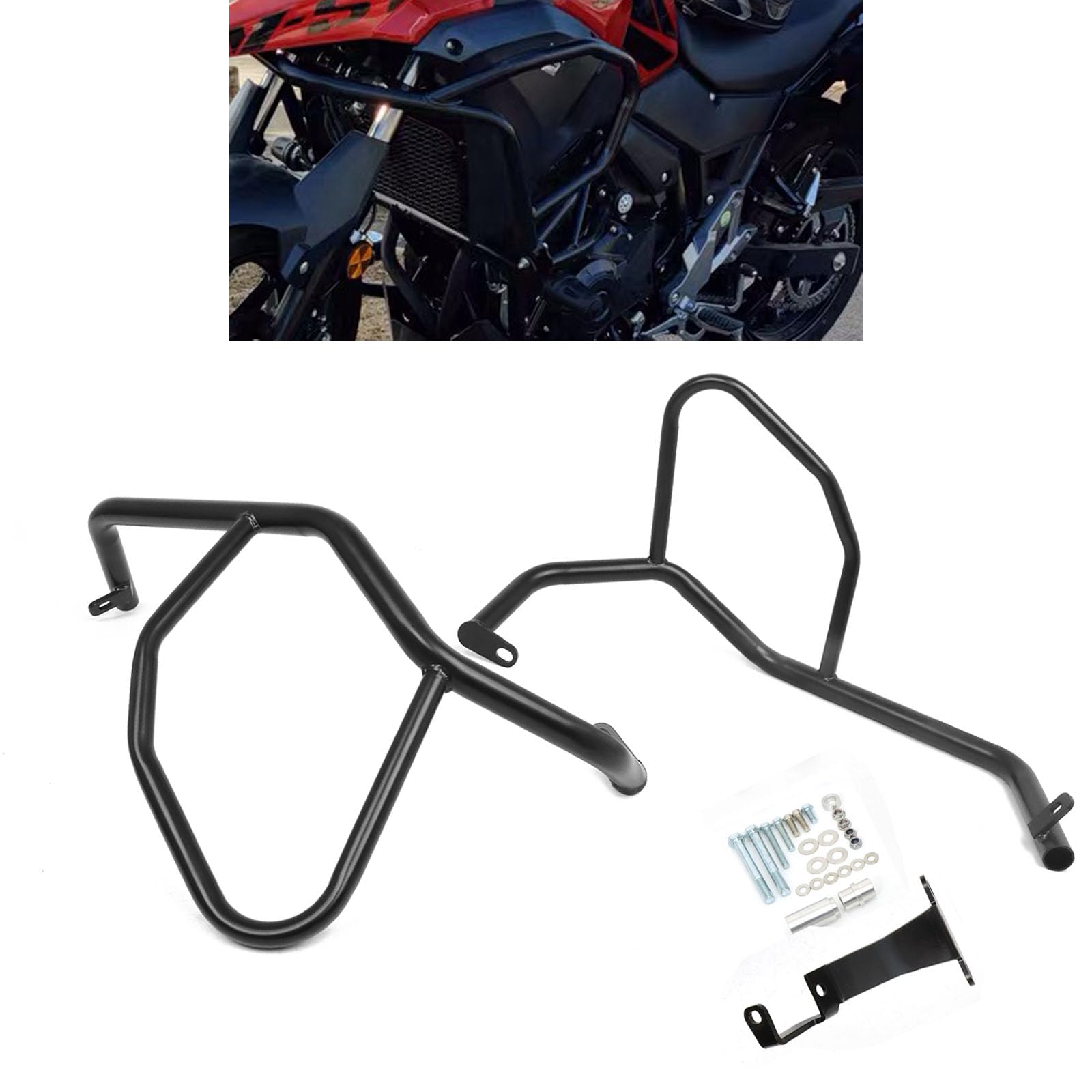 Motorcycle Engine Crash Bars For BMW F750GS F850GS (2018-2023) – Tank Guard Protector - View #3