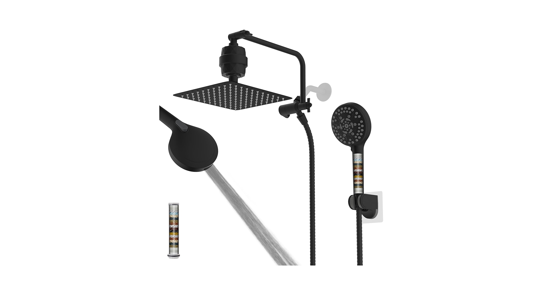 Filtered Shower Head, 10
