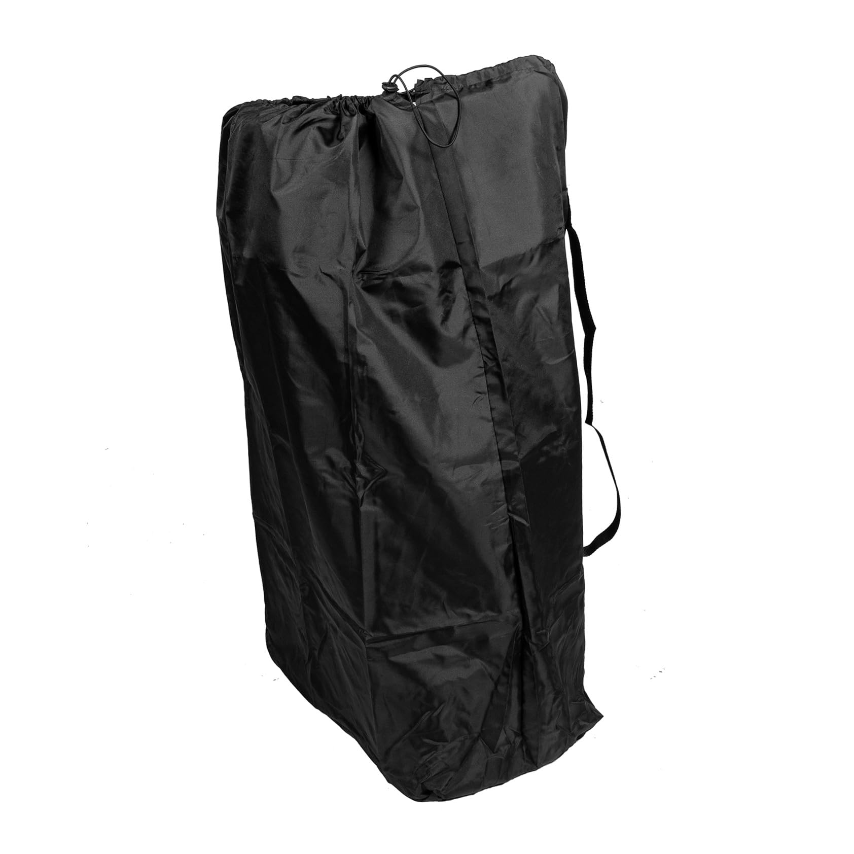 Borsa per Passeggino da Viaggio in Nylon Nero, per Aereo | Due Spallacci Cuciture Rinforzate Chiusura Coulisse Bloccabile per Uso in Viaggio