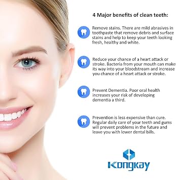 Dual Clean Toothbrush Heads Compatible with Braun OralB Electric Toothbrushes, Double Heads Replacement Brush Heads Fit Oralb Professional Care, Vitality, Pro Smart Genius Series and More, 8 Pcs