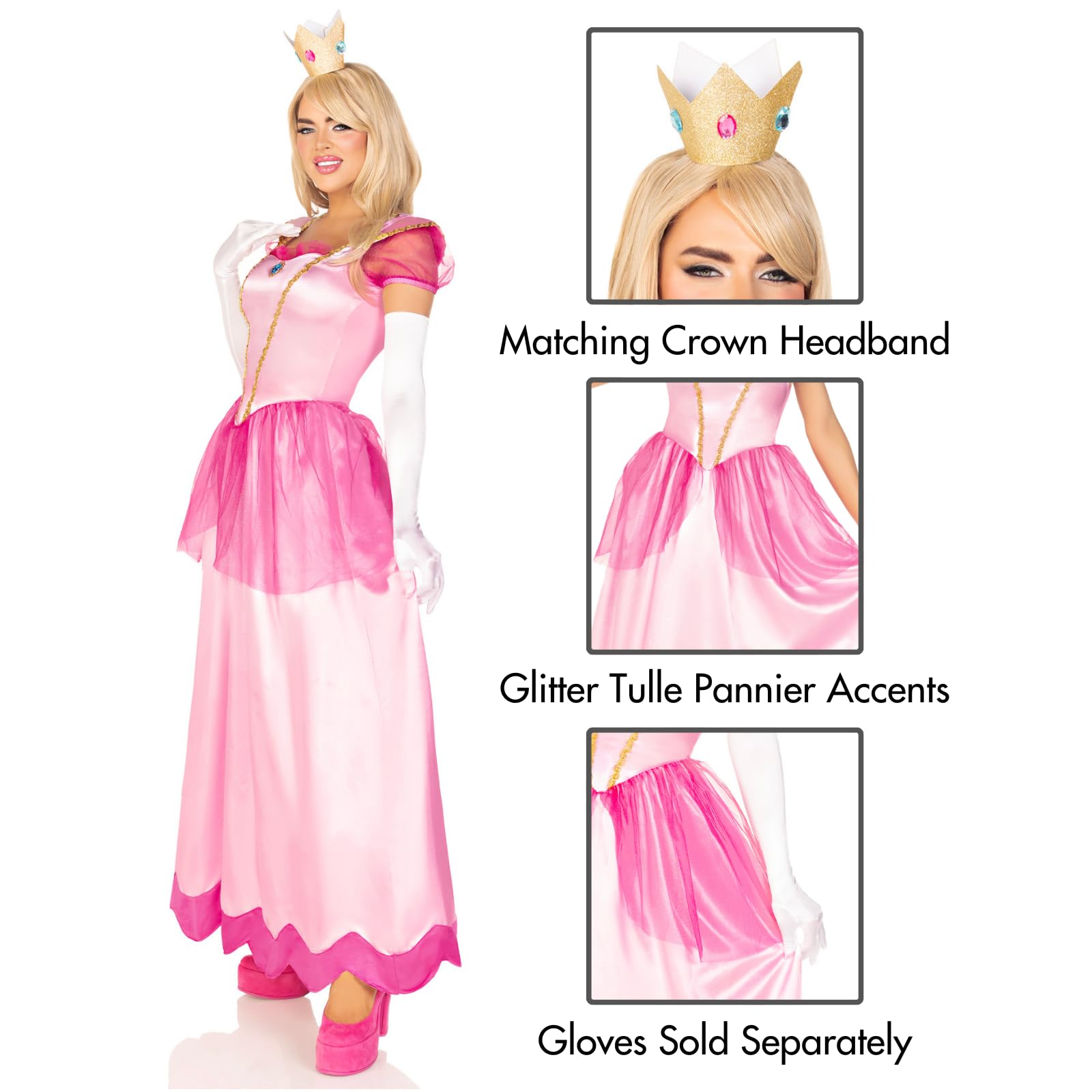 Leg Avenue 85461 - Klassische Pink Princess Kostüm