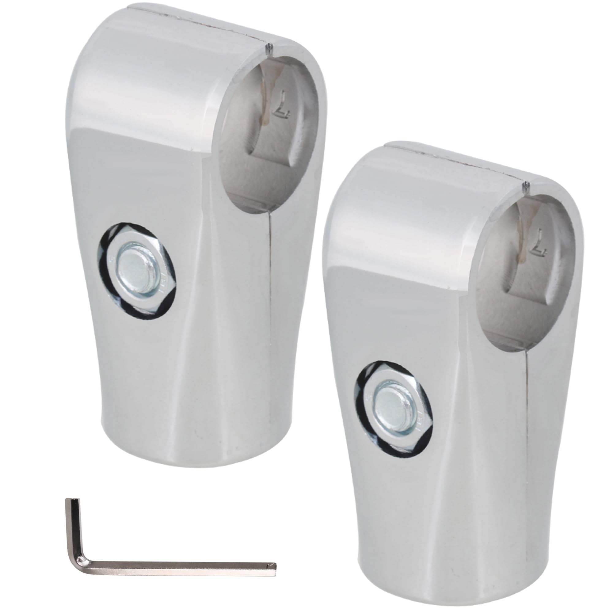 Mxfans 2pcs 25mm Display Rack Clamp Fittings Scaffold Composite Tube Connector Two-Way