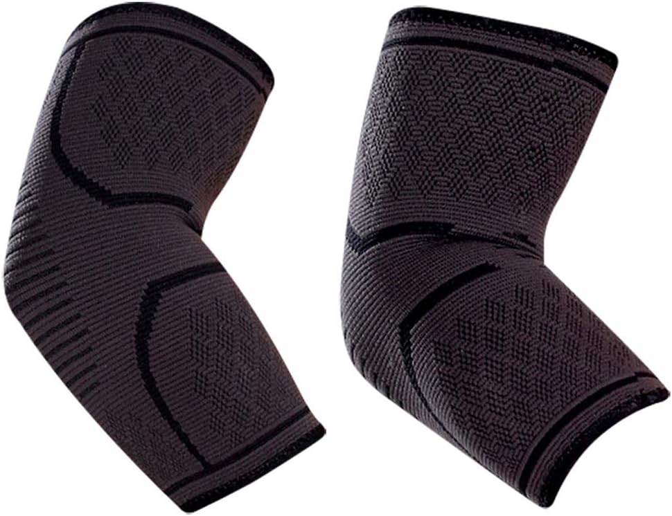 1pair Elbow Support Brace Compression Arm Sleeve Joint Pain Relief Gym Training Sport Guard Wrap for Runing