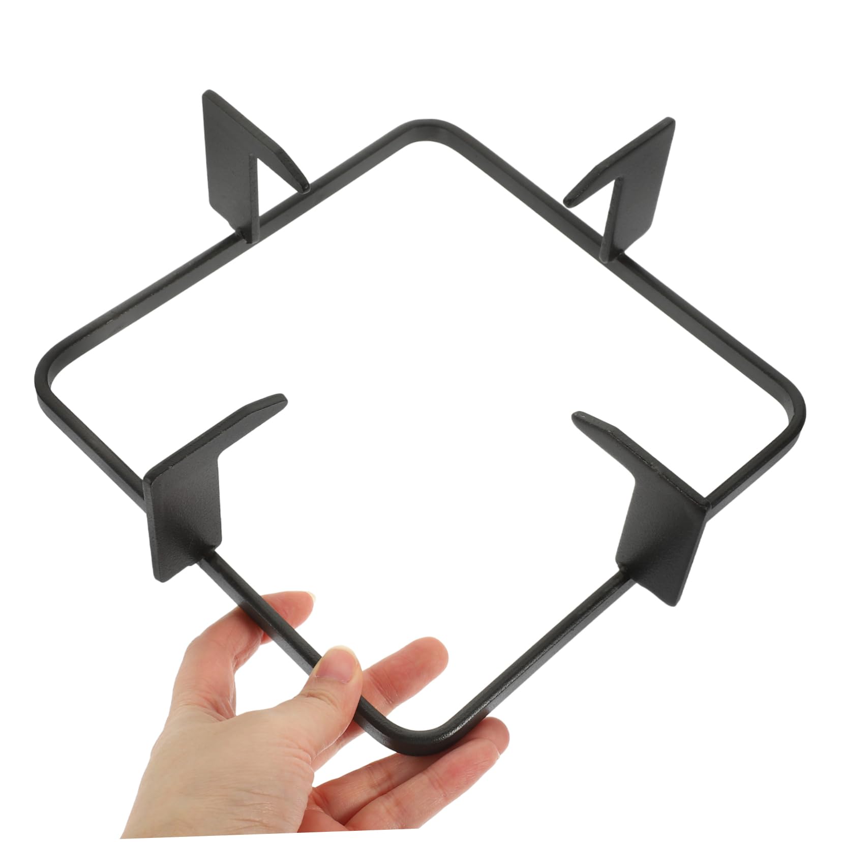 DOITOOL Supporto Fornello Gas in Ghisa Rack Di Supporto Per Stufa 7.48X7.48X2.48 in Staffa Antiscivolo Per Pentole Accessorio Cucina Gas Facile Da Pulire E Installare