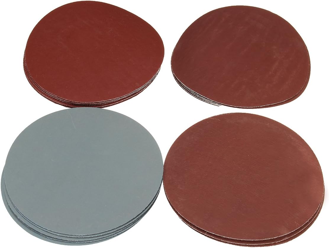 HAPYLY 20PCS 5inch Sanding Discs Pad Hook Loop Round Sand Paper Tool 1000 1500 2000 3000 Grit Sandpapers for Assorted Orbital Sander