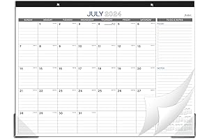 2024-2025 Desk Calendar - JUL. 2024 - DEC. 2025, Large Desk Calendar