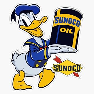 SUNOCO Window Bumper Sticker Decal 5"
