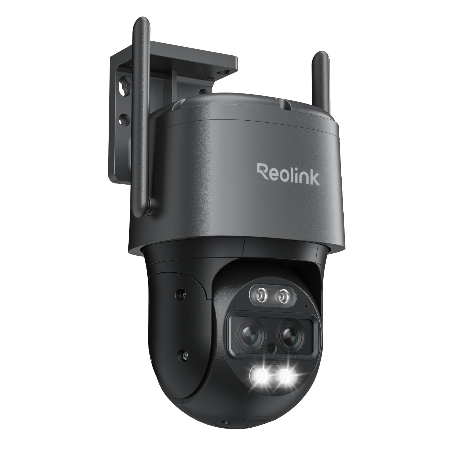 Reolink 4K Wi-Fi 6 PTZ Camara Vigilancia WiFi Exterior con Doble Lente, Zoom Híbrido 6X, Detección de Personas/Vehículos/Animales, Seguimiento Automático, Visión Nocturna en Color, TrackMix WiFi Gris