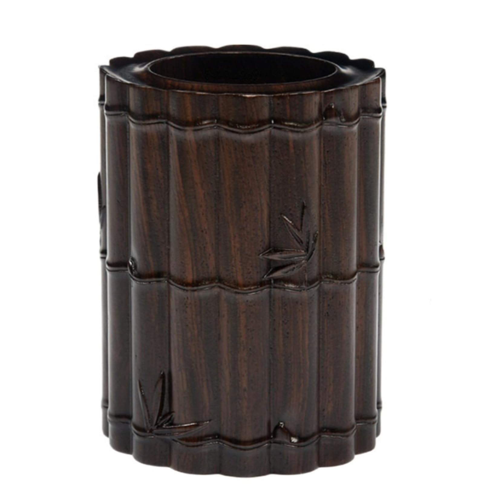 Stifthalter, Tischdekoration, 15 cm, chinesischer Stil, Massivholz, Mao-Stifthalter