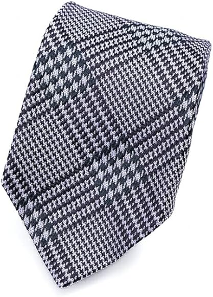 TOM FORD 100%シルク ネクタイ 紫チェック