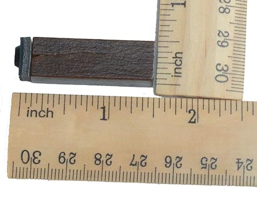 Miniatura 2 de Paquete de 70 sellos pequeños de goma de madera de 0.24 pulgadas de letra, número y símbolo para tarjetas de manualidades y álbum de fotos