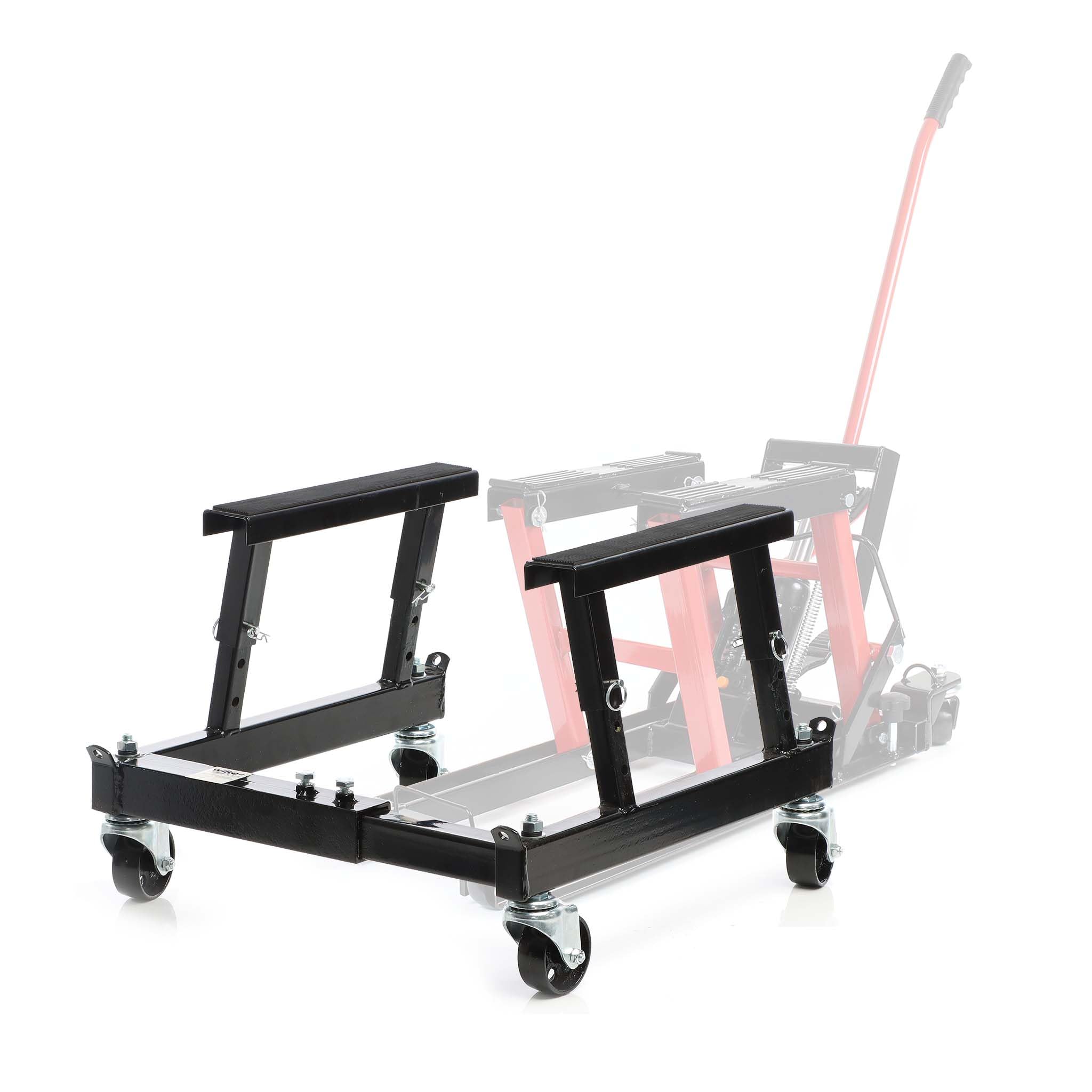 Wiltec Cavalletto alzamoto a rotelle max 680 kg per moto Quad