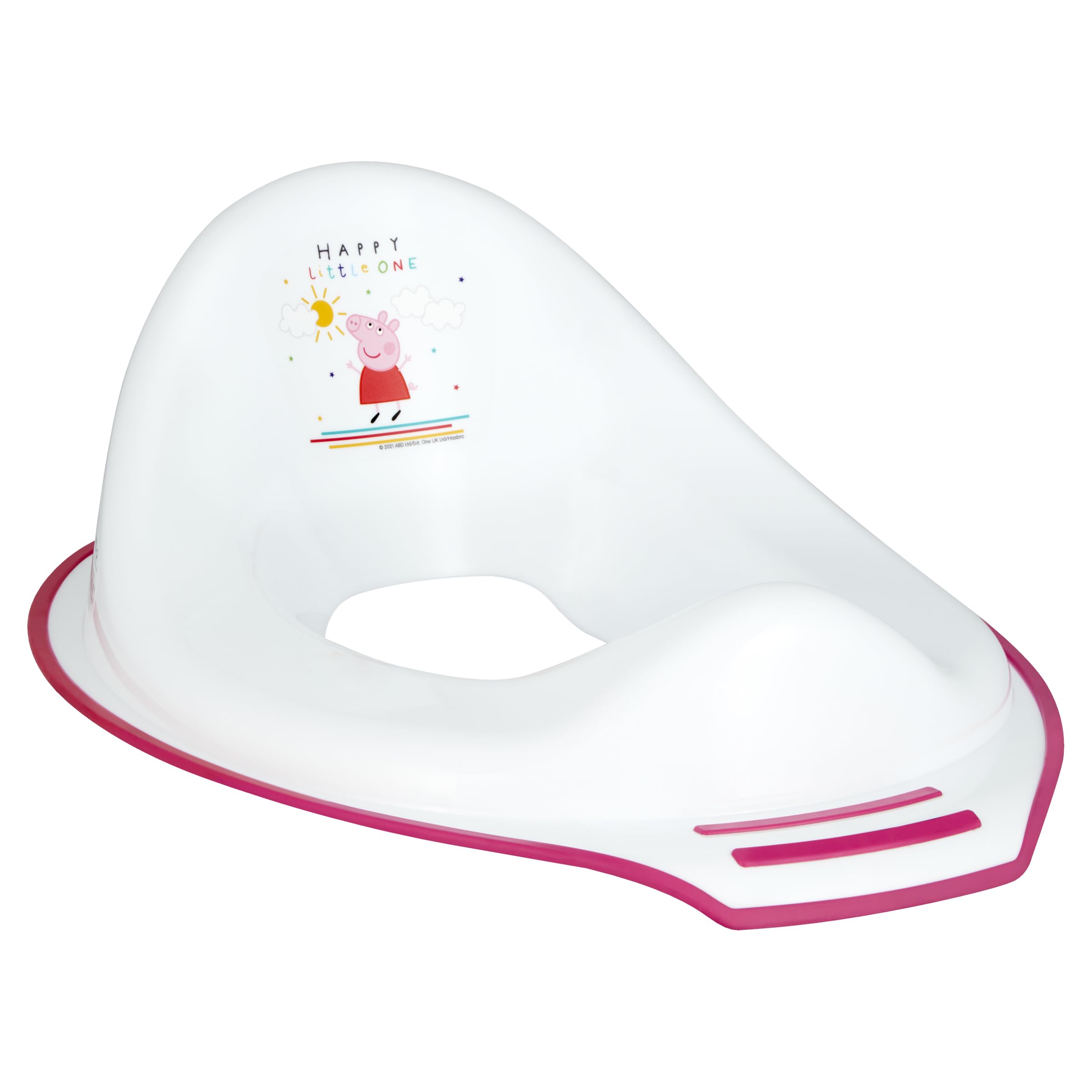 TINY TO TOTS BABY TO TODDLER Peppa Pig Toilet Training Seat Portable for Toddlers Potty, Easy Cleaning Anti Stick Lightweight Toddler Training Range, Character Training Seat for Kids