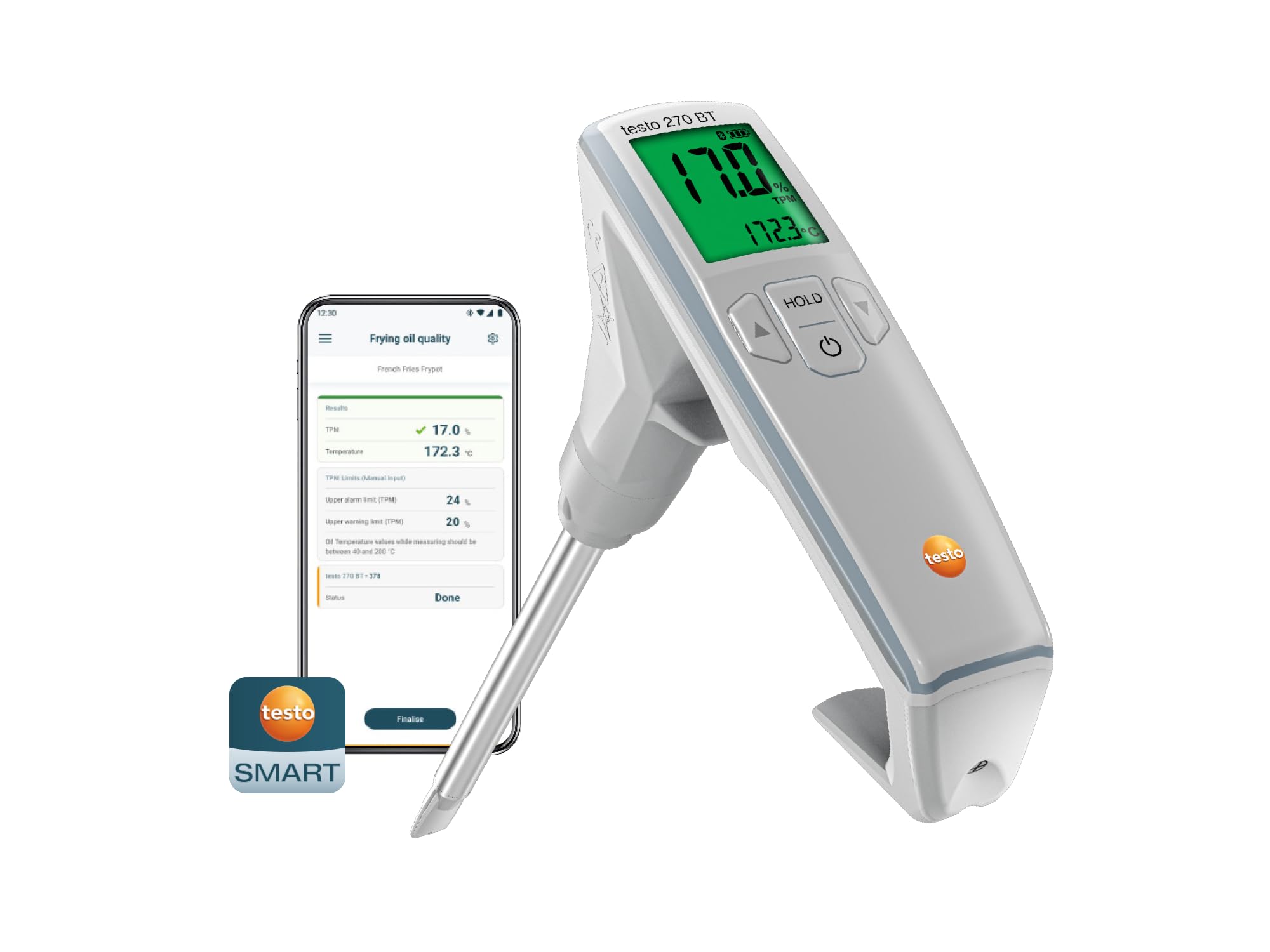 testo 270 Bluetooth Cooking Oil Tester