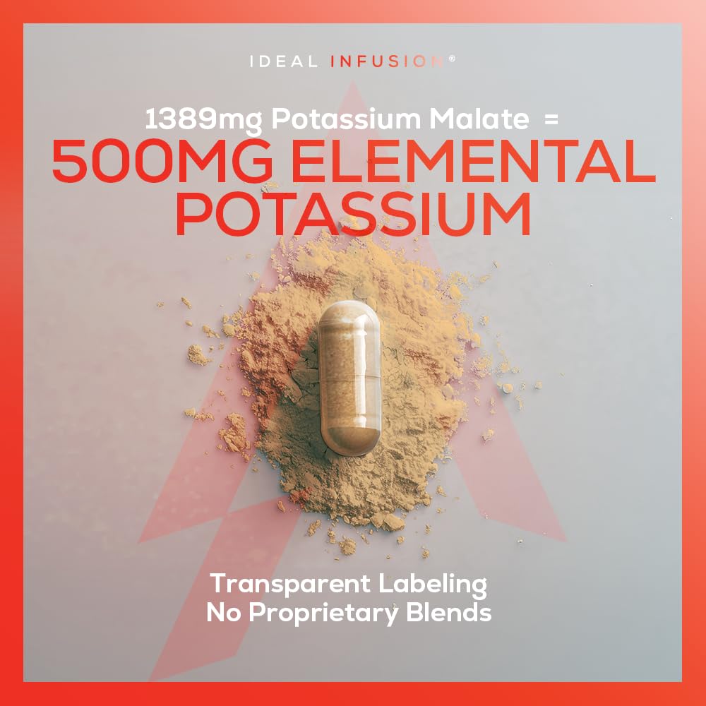 Potassium Malate 1300mg – Electrolyte Balance and Cellular Energy — Amazon image 4