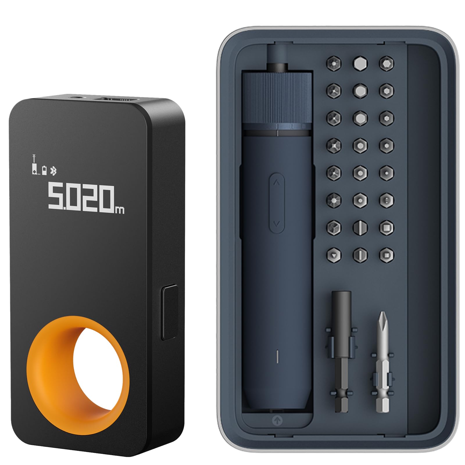 HOTO Electric Screwdriver Kit Bundle with Laser Measuring Tool
