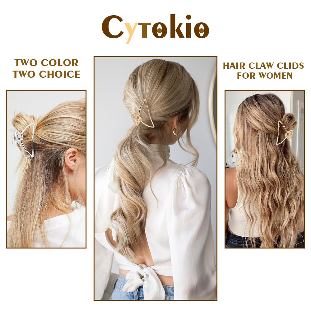 Fermagli per capelli da donna in metallo argento oro clip per capelli artiglio clip per capelli grandi fermagli per capelli clip per capelli clip per capelli clip per capelli per regali spessi per