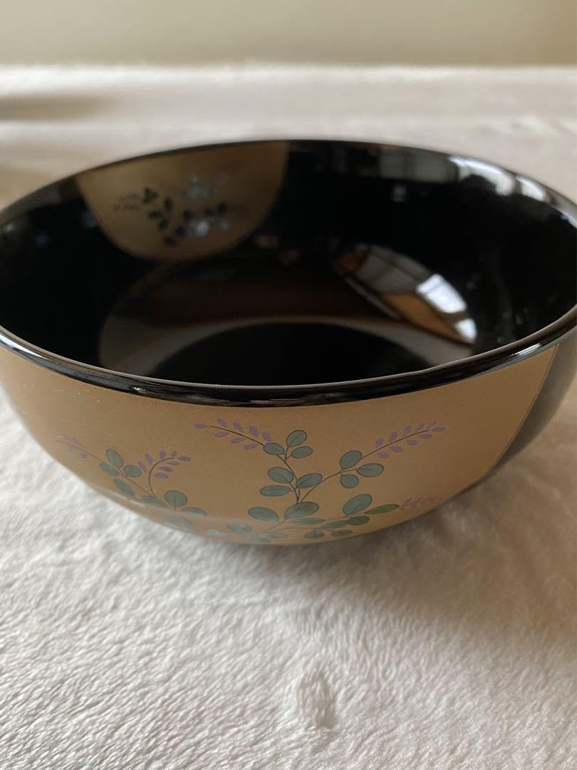 Amazon | 有田焼 慶斎 天目五草花多用碗揃 どんぶり 和食器 黒 花柄 5