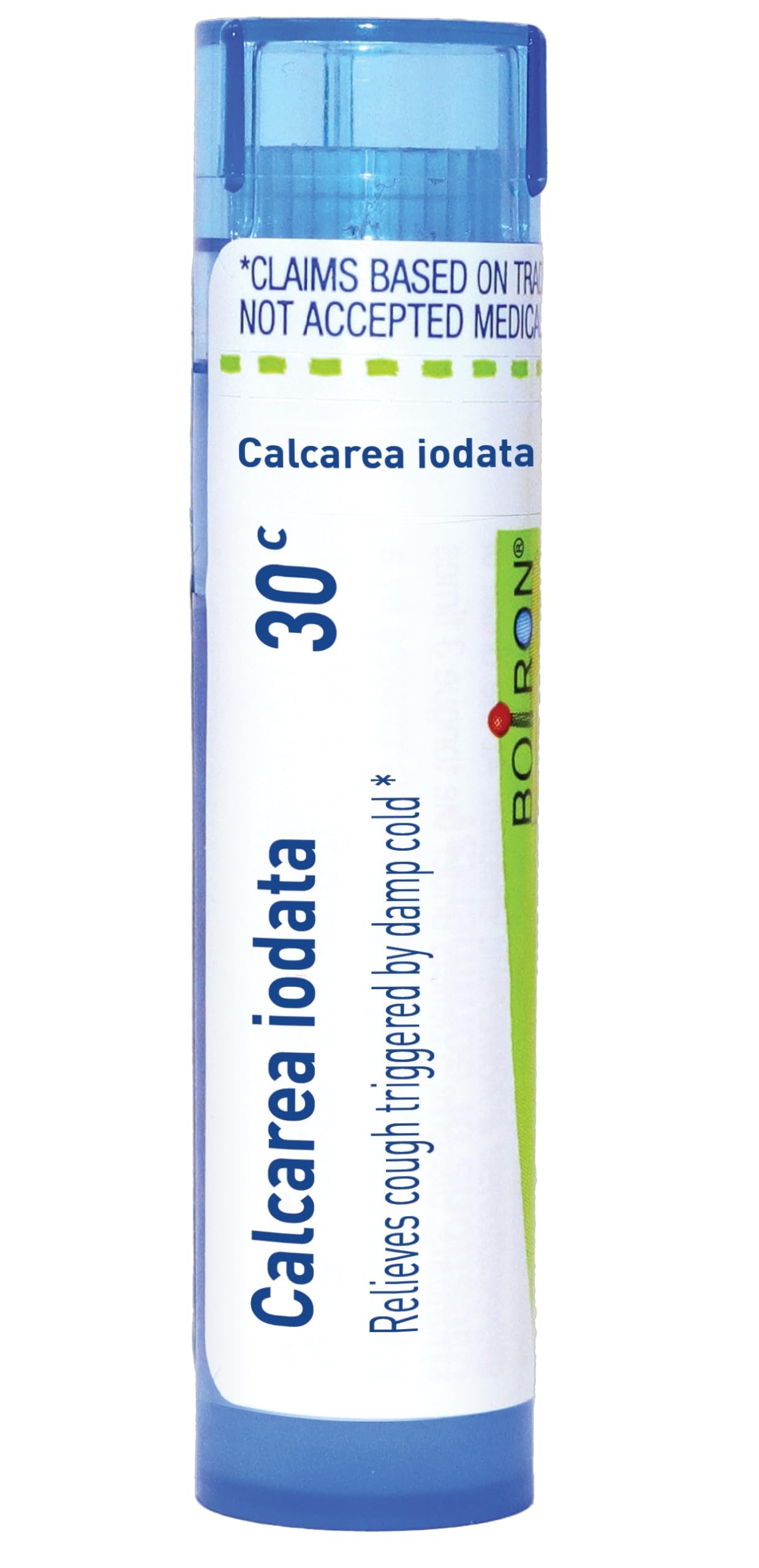 Boiron Calcarea Iodata 30C for Cough Triggered by Damp Cold - 80 Pellets