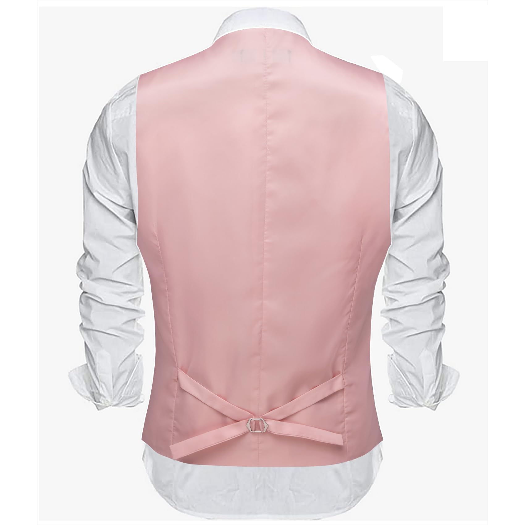 Barry.Wang Ensemble de 5 gilets formels en soie jacquard pour homme Motif cachemire